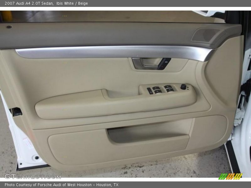 Ibis White / Beige 2007 Audi A4 2.0T Sedan