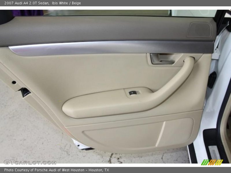 Ibis White / Beige 2007 Audi A4 2.0T Sedan