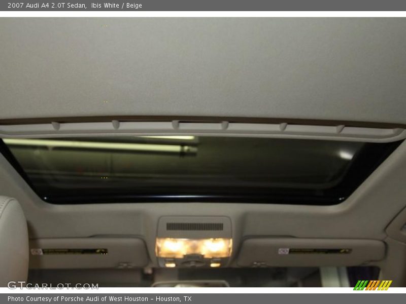 Ibis White / Beige 2007 Audi A4 2.0T Sedan