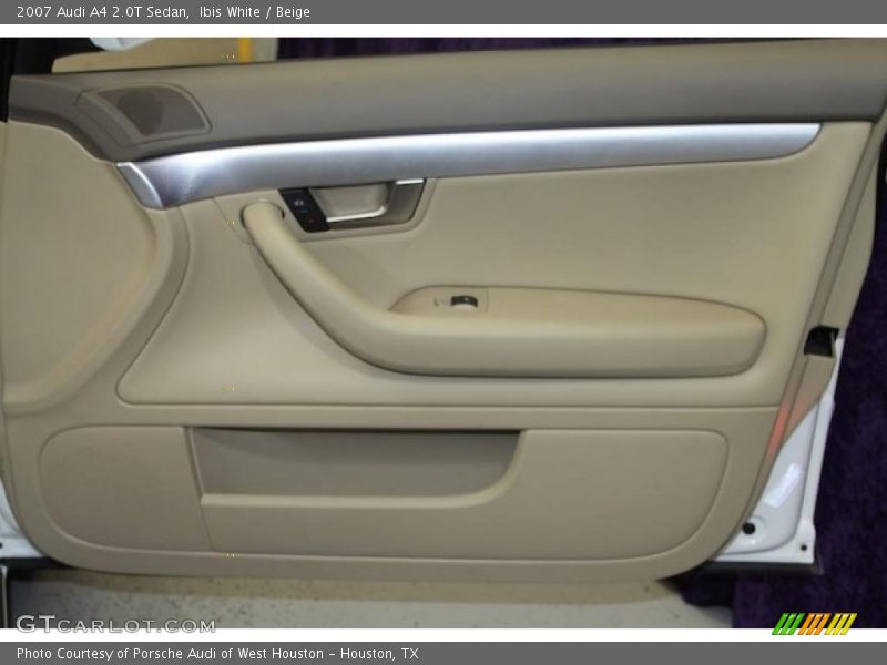 Ibis White / Beige 2007 Audi A4 2.0T Sedan