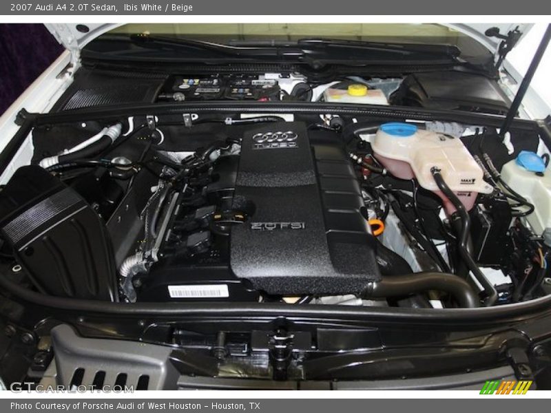 Ibis White / Beige 2007 Audi A4 2.0T Sedan