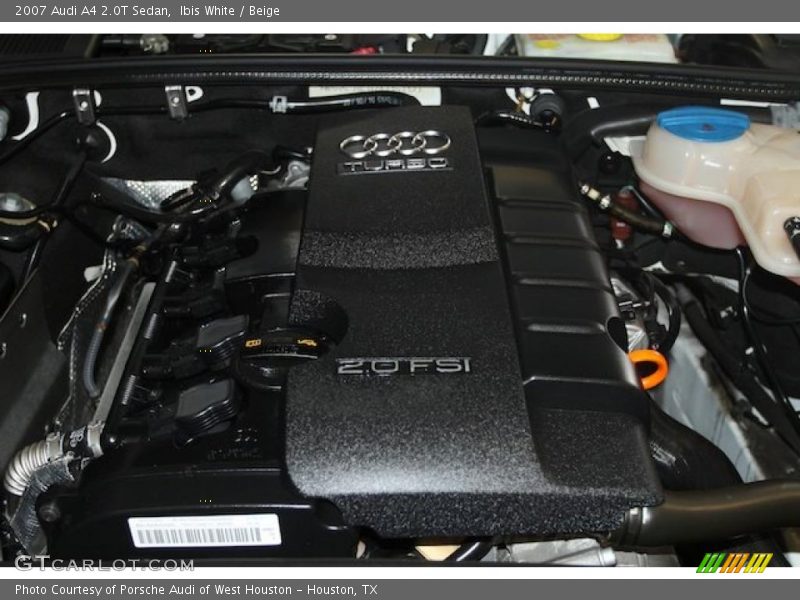 Ibis White / Beige 2007 Audi A4 2.0T Sedan