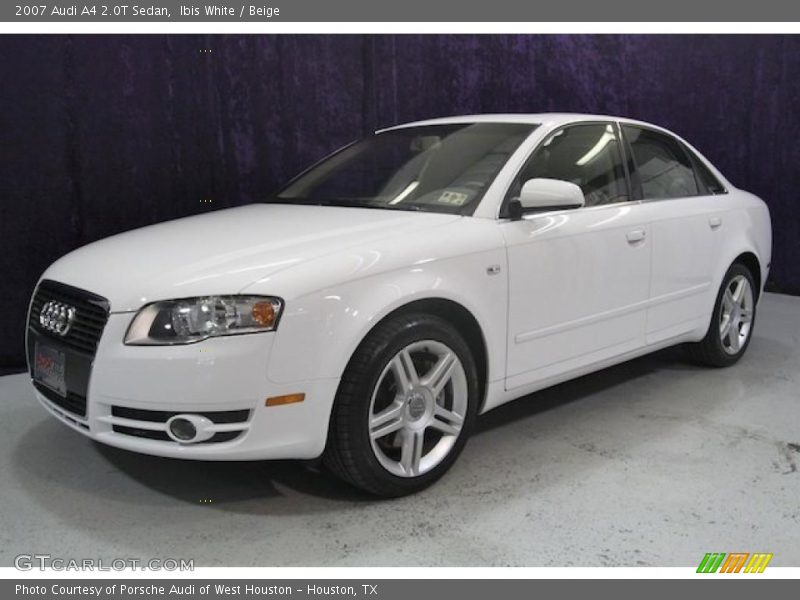 Ibis White / Beige 2007 Audi A4 2.0T Sedan