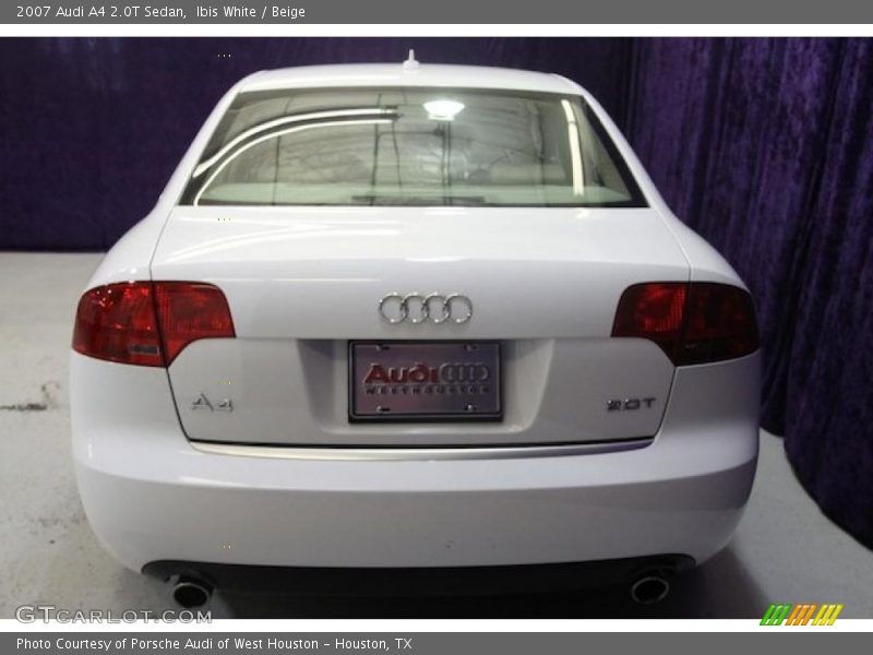 Ibis White / Beige 2007 Audi A4 2.0T Sedan
