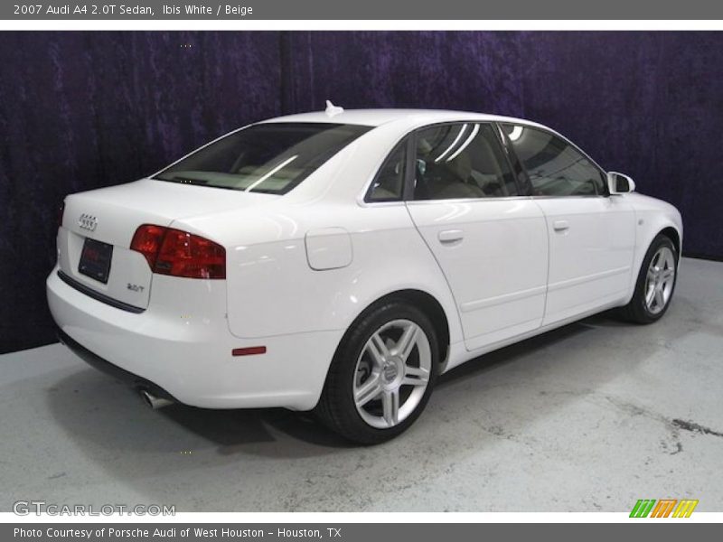 Ibis White / Beige 2007 Audi A4 2.0T Sedan