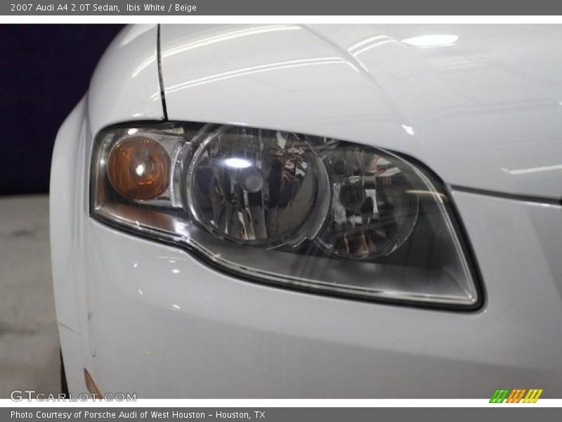 Ibis White / Beige 2007 Audi A4 2.0T Sedan