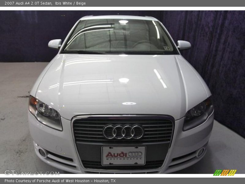 Ibis White / Beige 2007 Audi A4 2.0T Sedan
