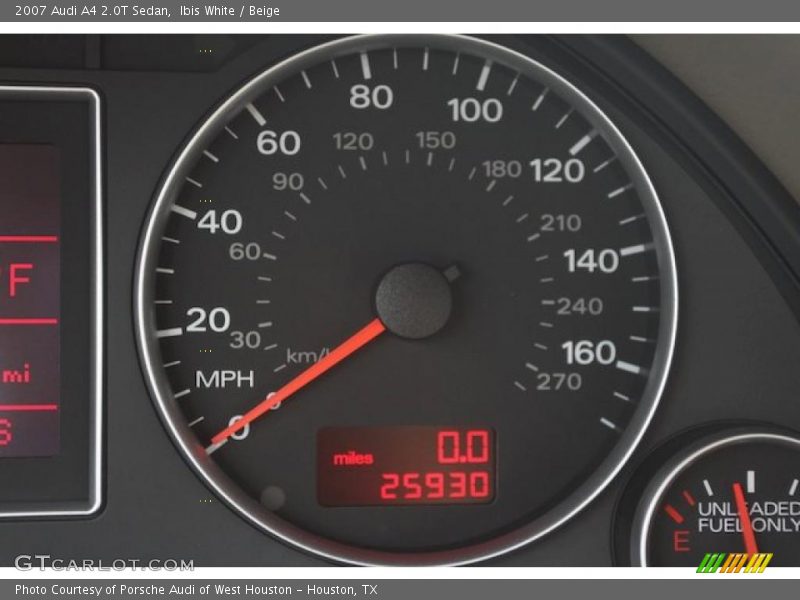 Ibis White / Beige 2007 Audi A4 2.0T Sedan