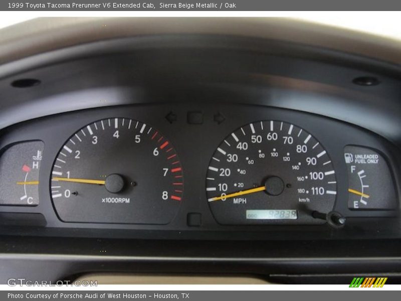 Sierra Beige Metallic / Oak 1999 Toyota Tacoma Prerunner V6 Extended Cab
