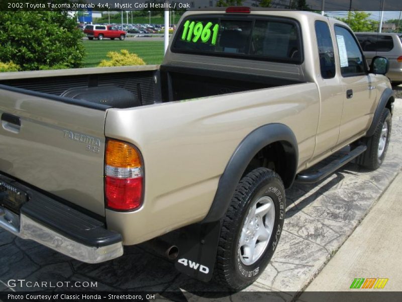 Mystic Gold Metallic / Oak 2002 Toyota Tacoma Xtracab 4x4