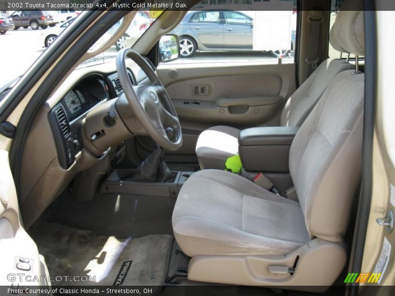 Mystic Gold Metallic / Oak 2002 Toyota Tacoma Xtracab 4x4