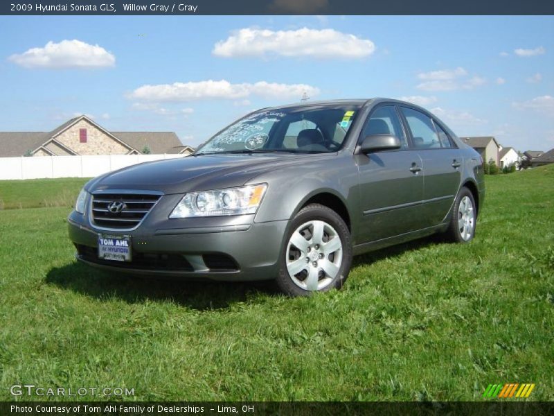 Willow Gray / Gray 2009 Hyundai Sonata GLS