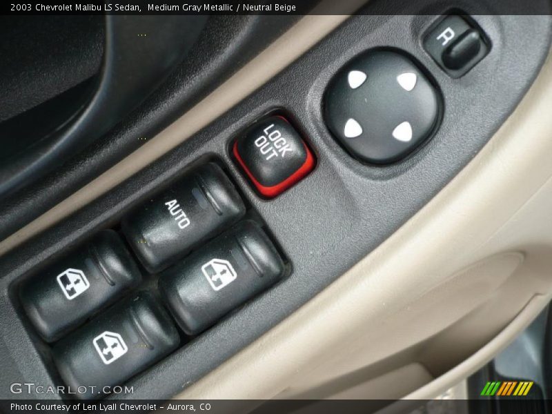 Medium Gray Metallic / Neutral Beige 2003 Chevrolet Malibu LS Sedan