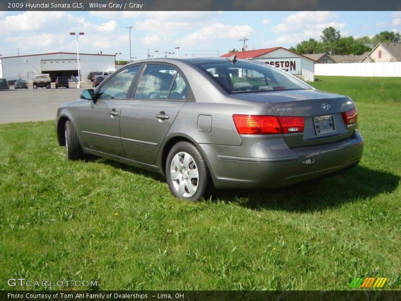 Willow Gray / Gray 2009 Hyundai Sonata GLS