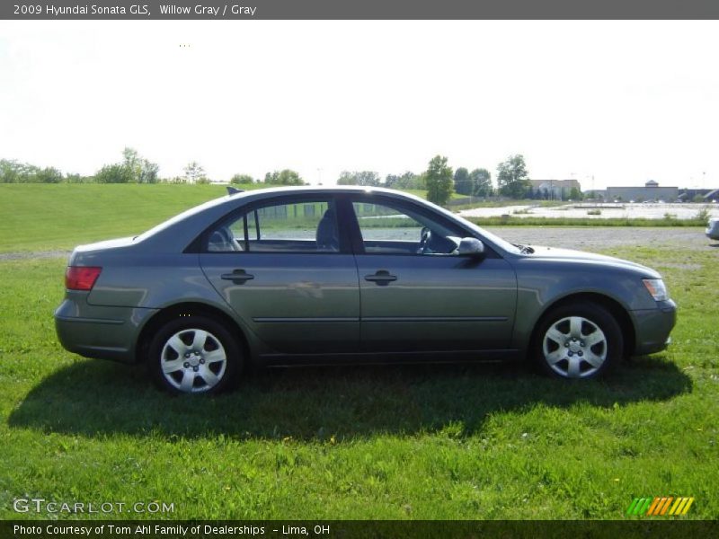 Willow Gray / Gray 2009 Hyundai Sonata GLS
