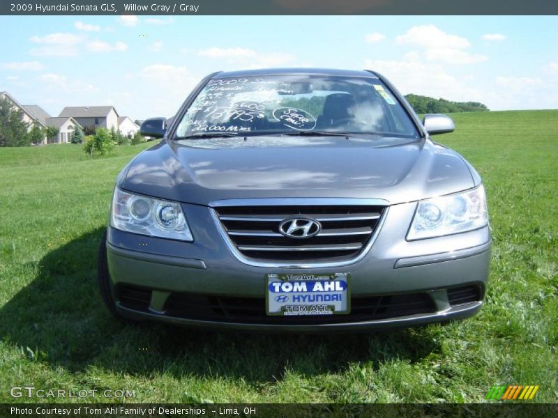 Willow Gray / Gray 2009 Hyundai Sonata GLS