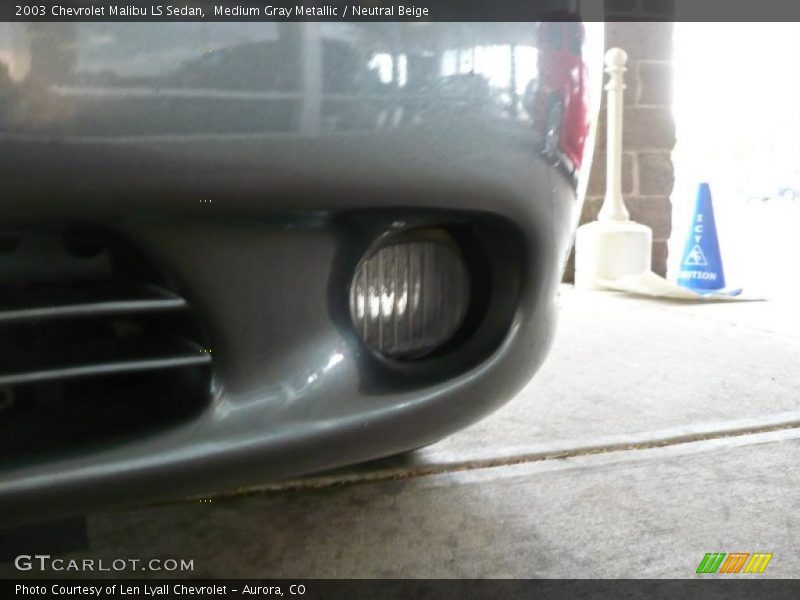 Medium Gray Metallic / Neutral Beige 2003 Chevrolet Malibu LS Sedan