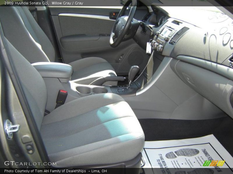 Willow Gray / Gray 2009 Hyundai Sonata GLS