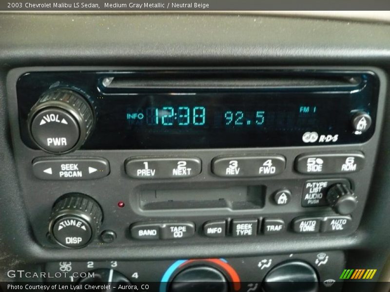 Medium Gray Metallic / Neutral Beige 2003 Chevrolet Malibu LS Sedan