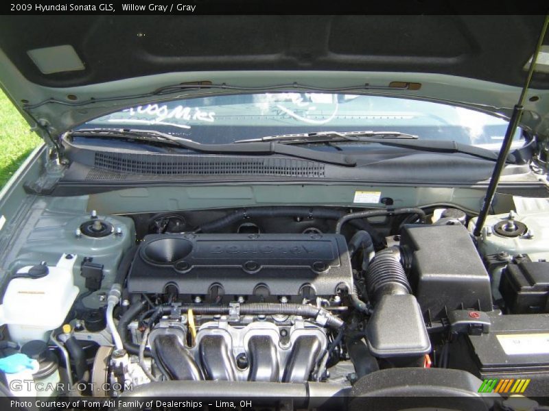 Willow Gray / Gray 2009 Hyundai Sonata GLS