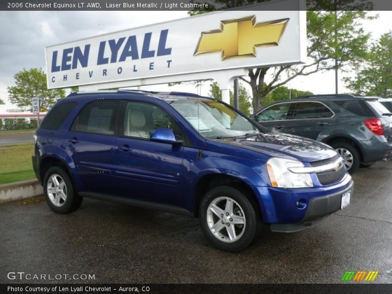 Laser Blue Metallic / Light Cashmere 2006 Chevrolet Equinox LT AWD