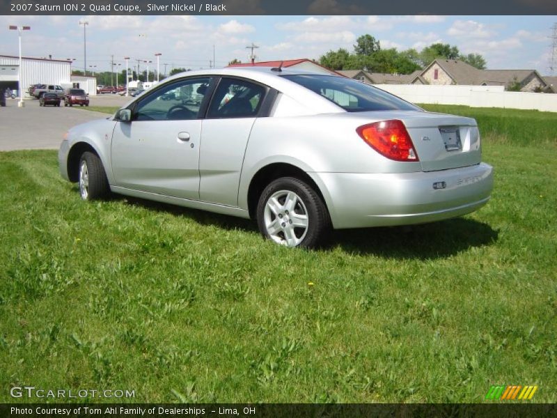 Silver Nickel / Black 2007 Saturn ION 2 Quad Coupe