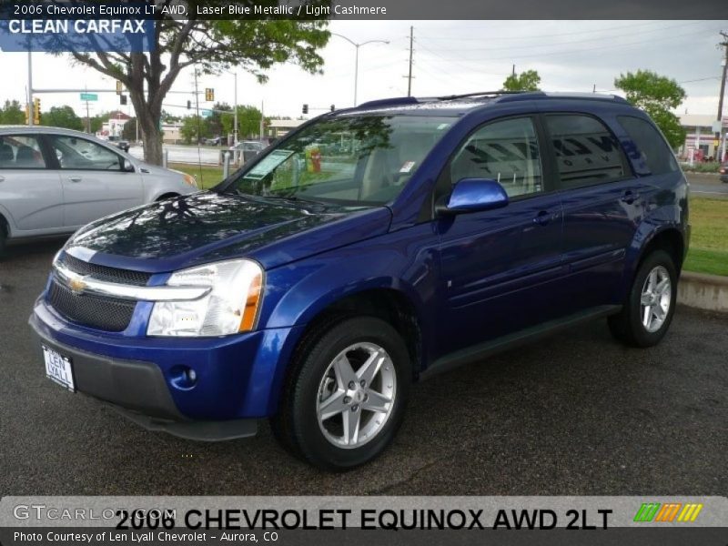 Laser Blue Metallic / Light Cashmere 2006 Chevrolet Equinox LT AWD