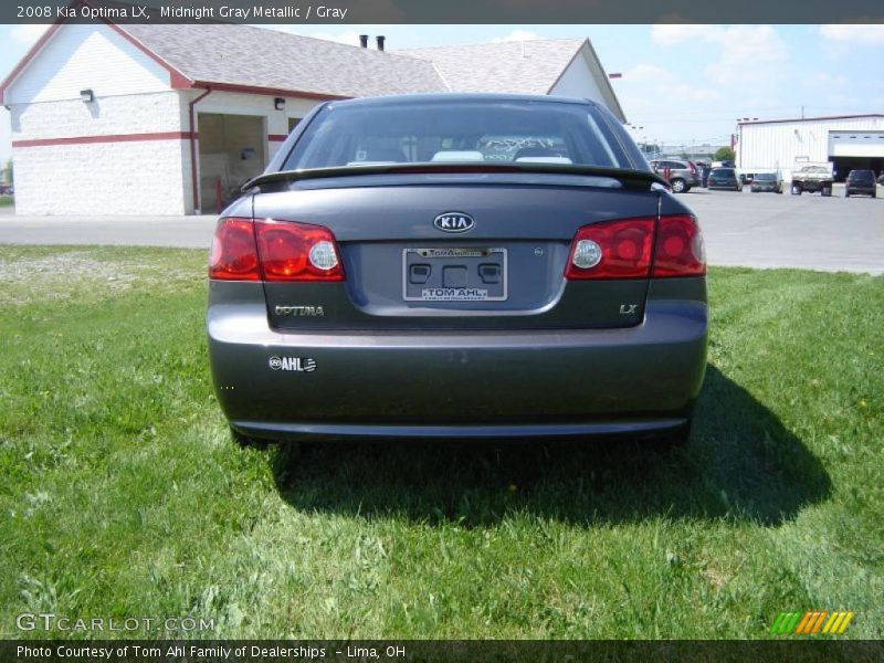 Midnight Gray Metallic / Gray 2008 Kia Optima LX