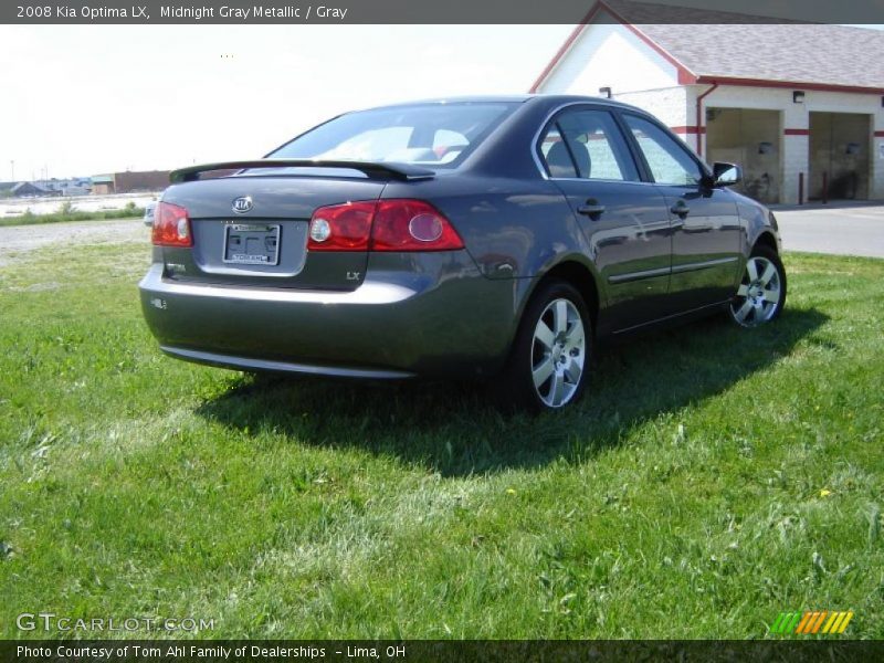 Midnight Gray Metallic / Gray 2008 Kia Optima LX