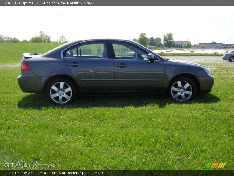 Midnight Gray Metallic / Gray 2008 Kia Optima LX