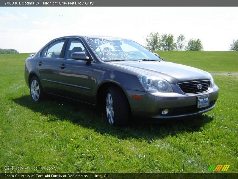 Midnight Gray Metallic / Gray 2008 Kia Optima LX