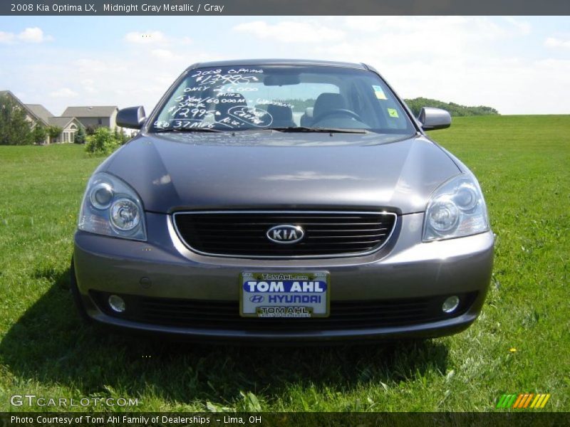 Midnight Gray Metallic / Gray 2008 Kia Optima LX