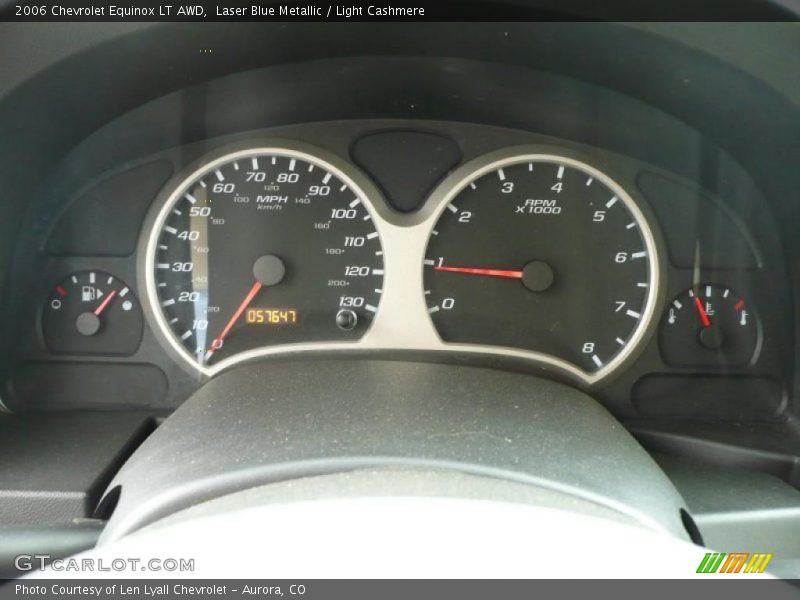 Laser Blue Metallic / Light Cashmere 2006 Chevrolet Equinox LT AWD