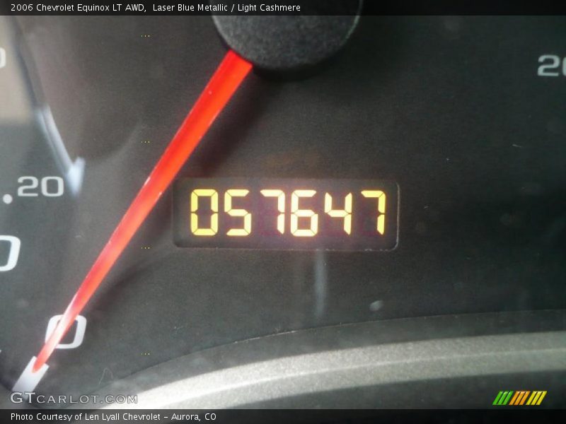 Laser Blue Metallic / Light Cashmere 2006 Chevrolet Equinox LT AWD