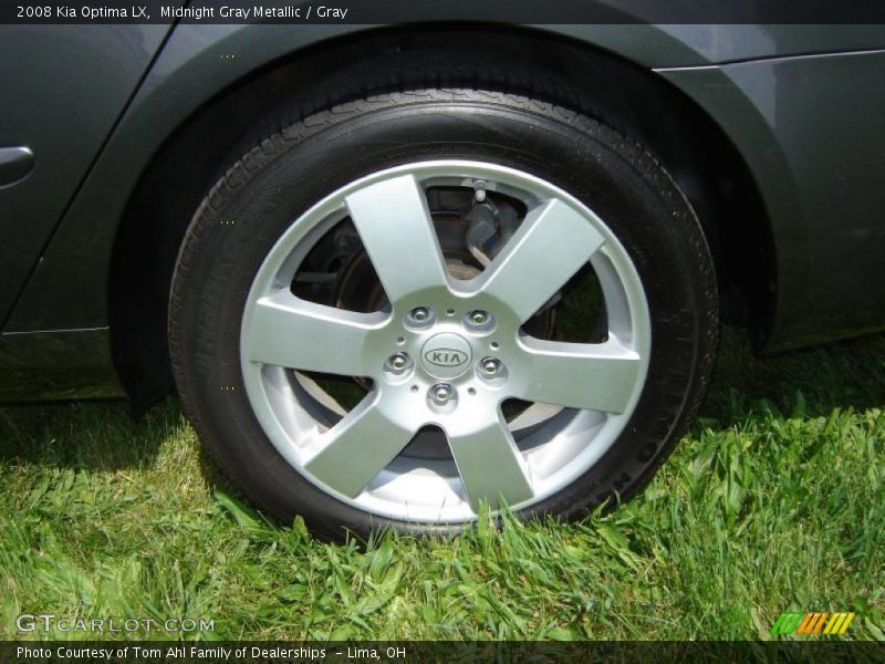 Midnight Gray Metallic / Gray 2008 Kia Optima LX