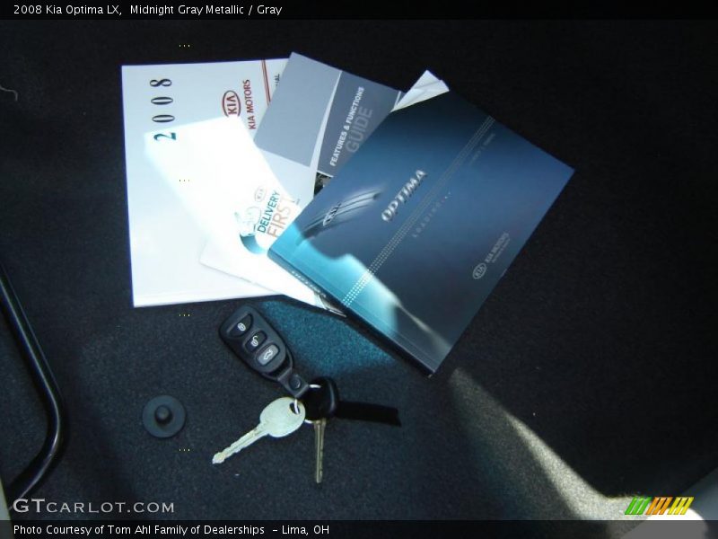 Midnight Gray Metallic / Gray 2008 Kia Optima LX