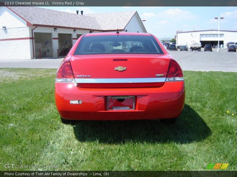Victory Red / Gray 2010 Chevrolet Impala LS