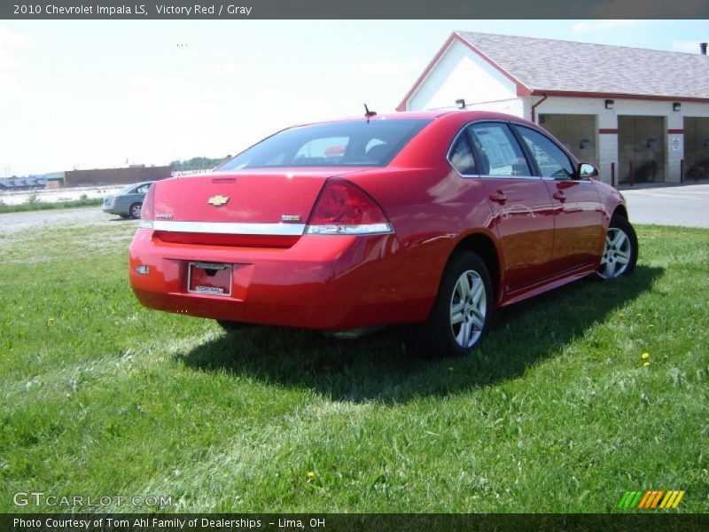 Victory Red / Gray 2010 Chevrolet Impala LS