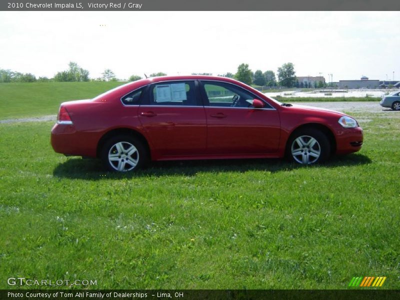 Victory Red / Gray 2010 Chevrolet Impala LS