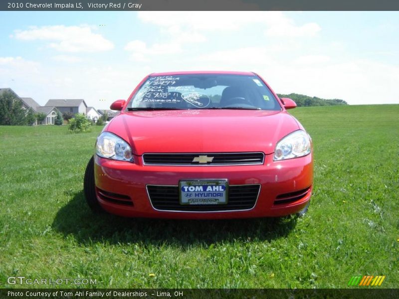 Victory Red / Gray 2010 Chevrolet Impala LS