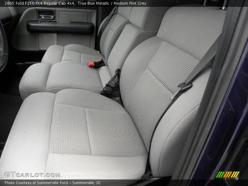 True Blue Metallic / Medium Flint Grey 2005 Ford F150 FX4 Regular Cab 4x4