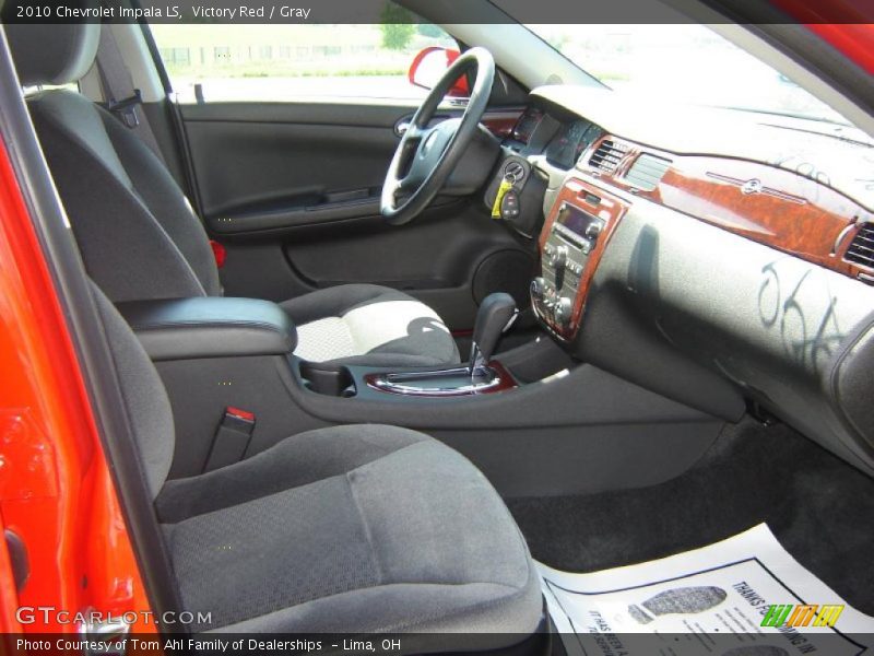 Victory Red / Gray 2010 Chevrolet Impala LS