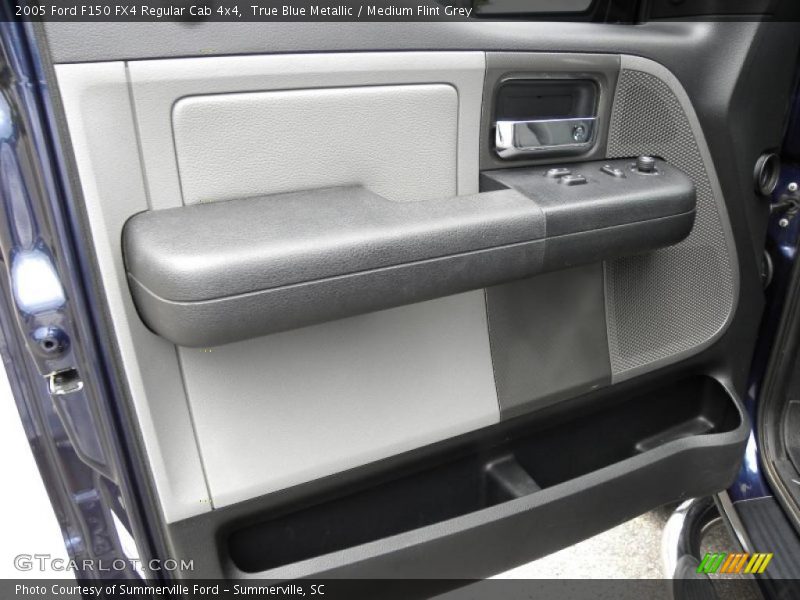 True Blue Metallic / Medium Flint Grey 2005 Ford F150 FX4 Regular Cab 4x4