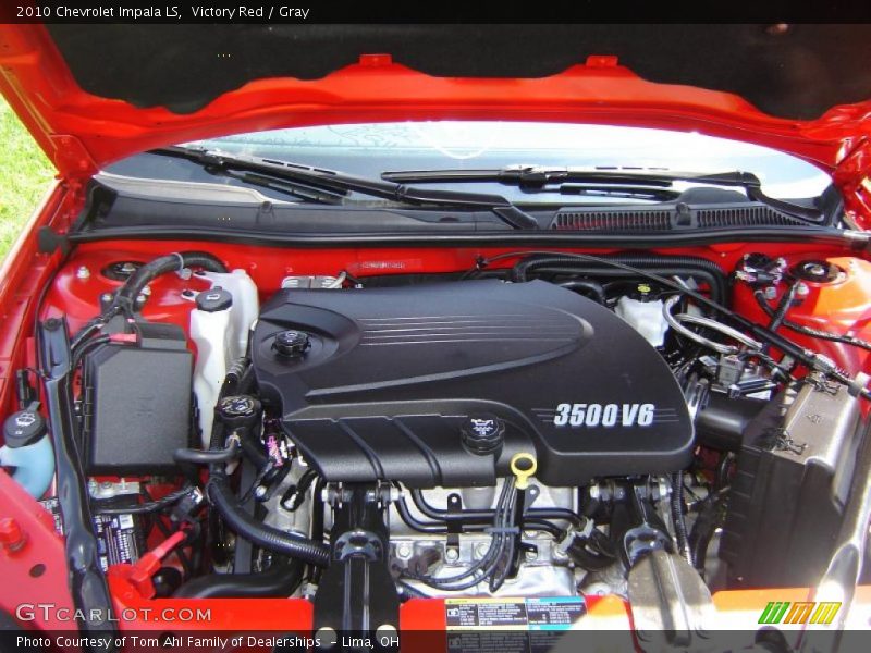 Victory Red / Gray 2010 Chevrolet Impala LS