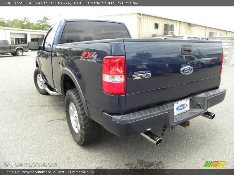 True Blue Metallic / Medium Flint Grey 2005 Ford F150 FX4 Regular Cab 4x4
