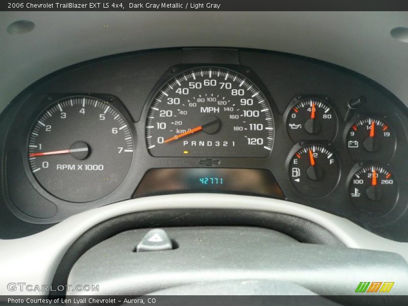 Dark Gray Metallic / Light Gray 2006 Chevrolet TrailBlazer EXT LS 4x4