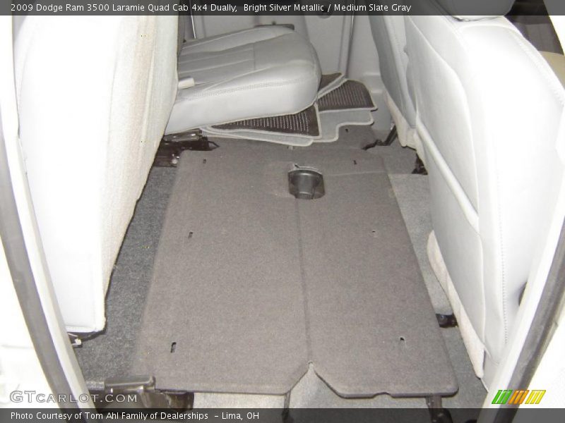 Bright Silver Metallic / Medium Slate Gray 2009 Dodge Ram 3500 Laramie Quad Cab 4x4 Dually