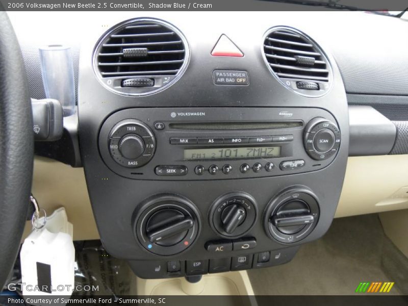 Shadow Blue / Cream 2006 Volkswagen New Beetle 2.5 Convertible