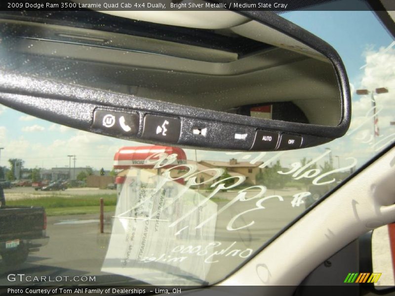 Bright Silver Metallic / Medium Slate Gray 2009 Dodge Ram 3500 Laramie Quad Cab 4x4 Dually