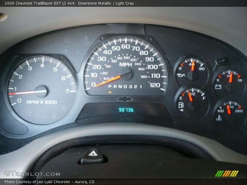 Silverstone Metallic / Light Gray 2006 Chevrolet TrailBlazer EXT LS 4x4